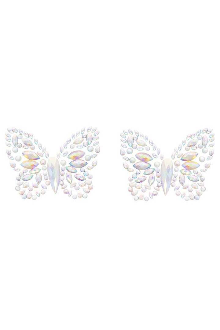 Leg Avenue Chrysalis Sticker Nipple Pasties Clear in One Size 3
