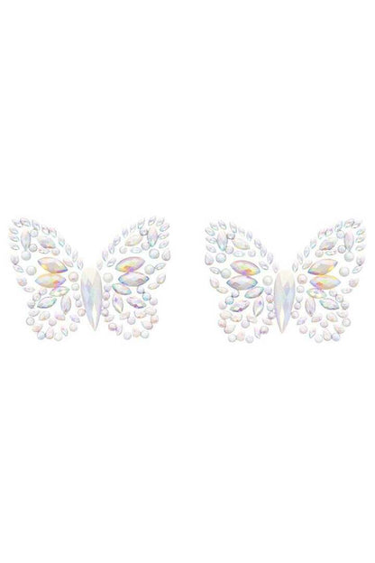 Leg Avenue Chrysalis Sticker Nipple Pasties Clear in One Size 3