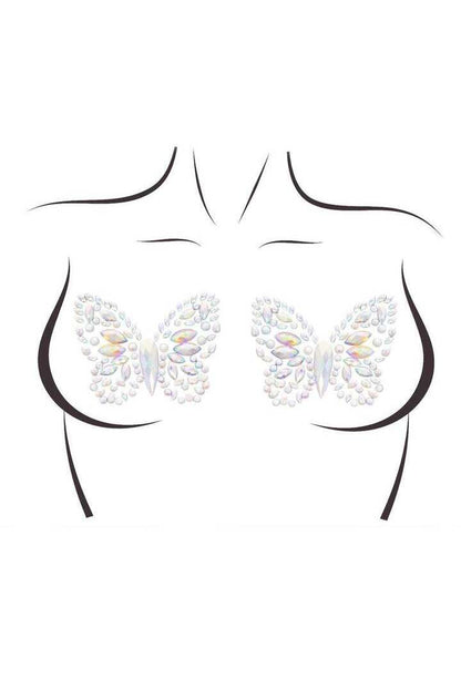 Leg Avenue Chrysalis Sticker Nipple Pasties Clear in One Size 