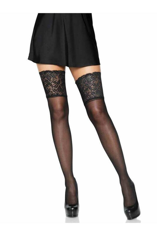 Leg Avenue Clara Thigh High Stockings in One Size 