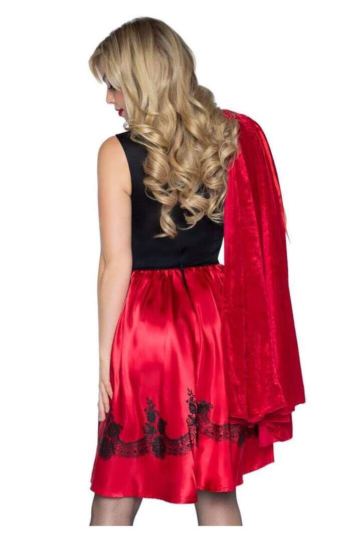 Leg Avenue Classic Red Riding Hood Costume in Red/White 3