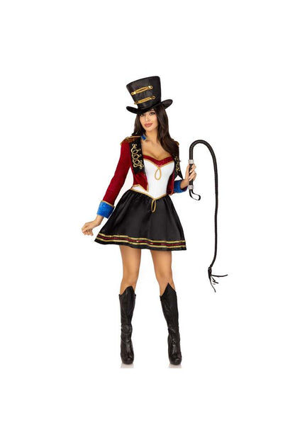 Leg Avenue Classic Ringmaster Costume Red/Black 3