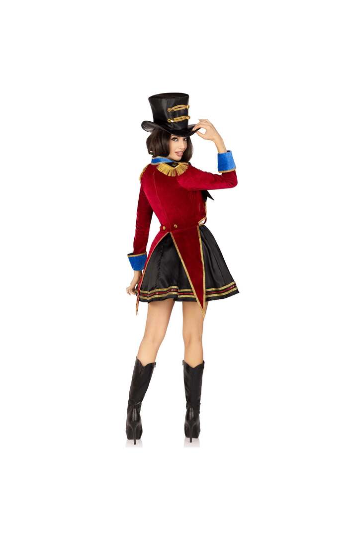 Leg Avenue Classic Ringmaster Costume Red/Black 4