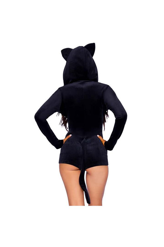 Leg Avenue Comfy Cat Costume Black 1