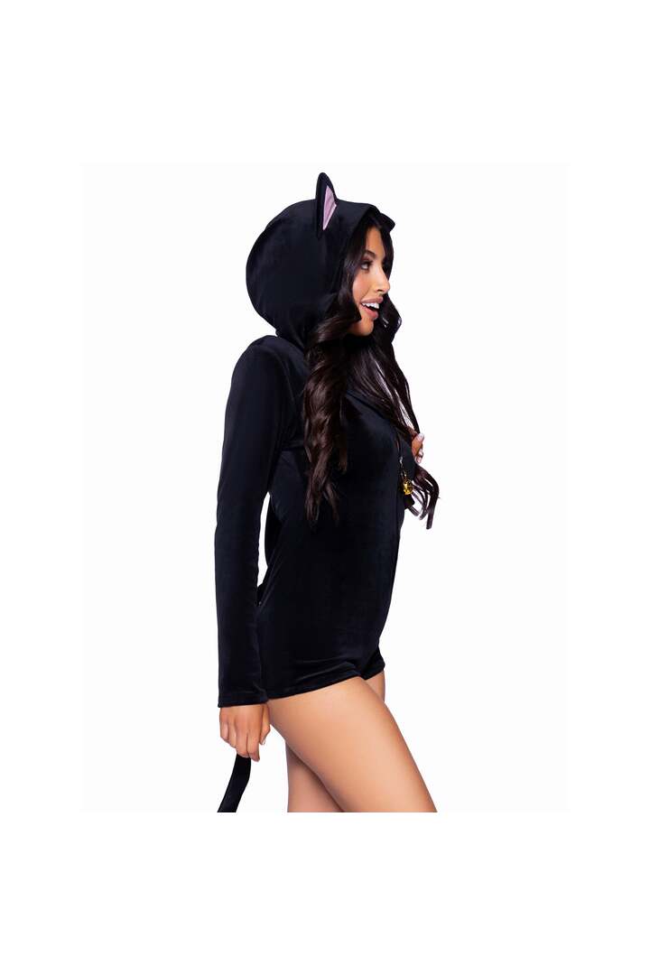 Leg Avenue Comfy Cat Costume Black 2