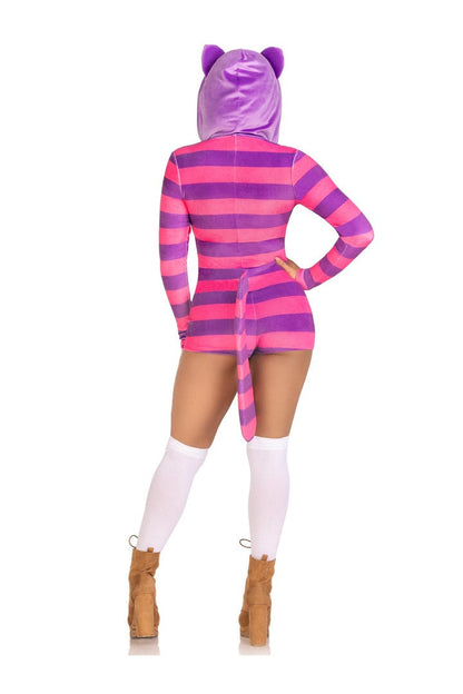 Leg Avenue Comfy Cheshire Cat Costume Pink/Purple  4
