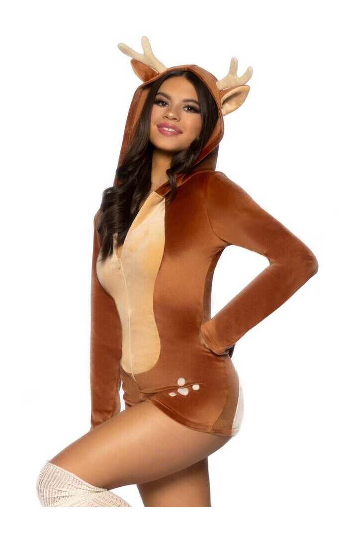 Leg Avenue Comfy Fawn Costume in Brown 2