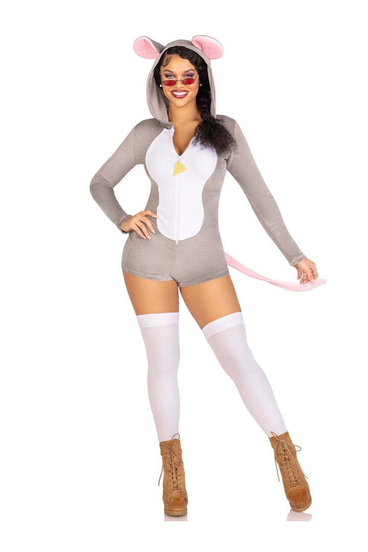 Leg Avenue Comfy Mouse Costume Grey  2