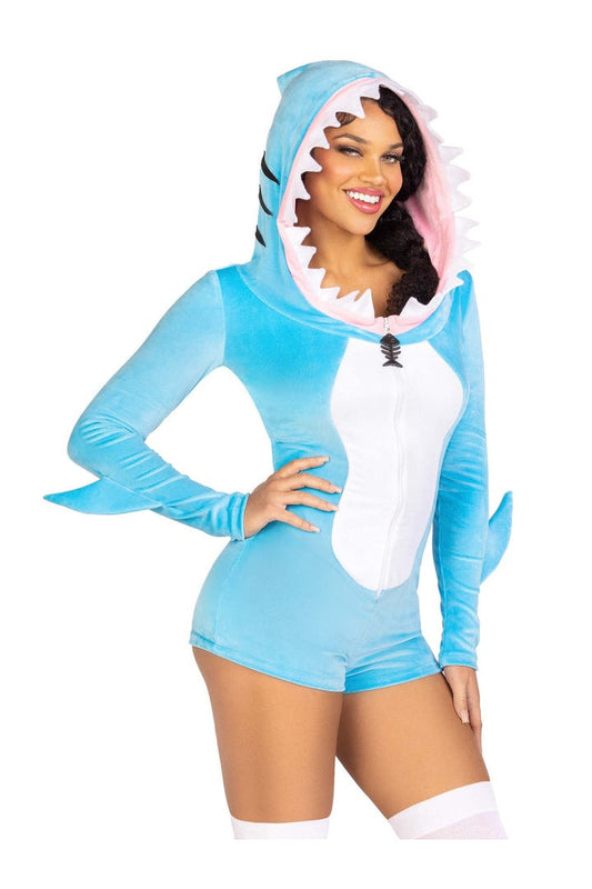 Leg Avenue Comfy Shark Costume Blue  4