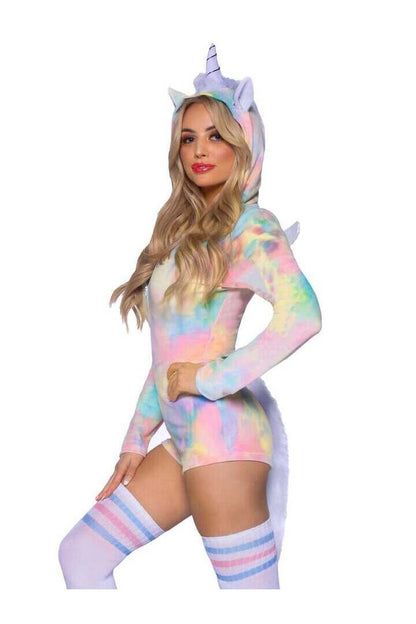 Leg Avenue Comfy Unicorn Costume in Rainbow 2