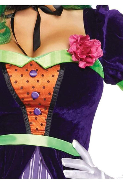 Leg Avenue Comic Book Baddie Costume in Purple 3