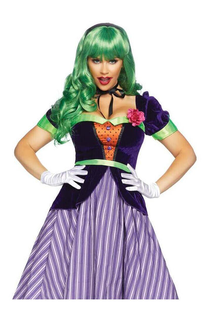 Leg Avenue Comic Book Baddie Costume in Purple 