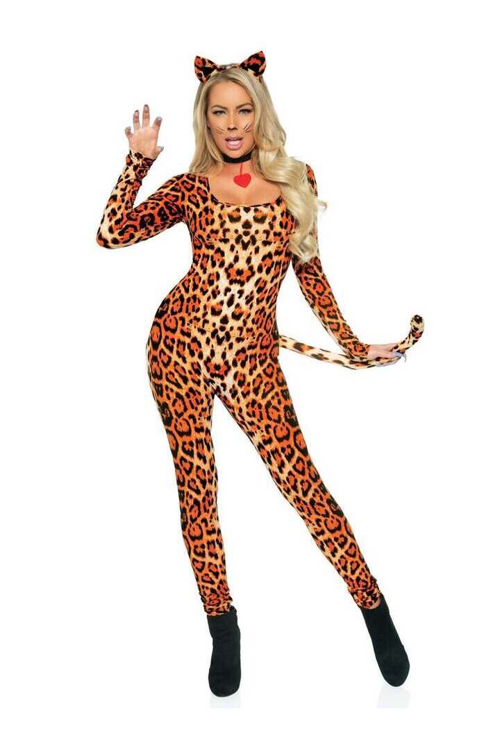Leg Avenue Cougar Costume in Leopard 5