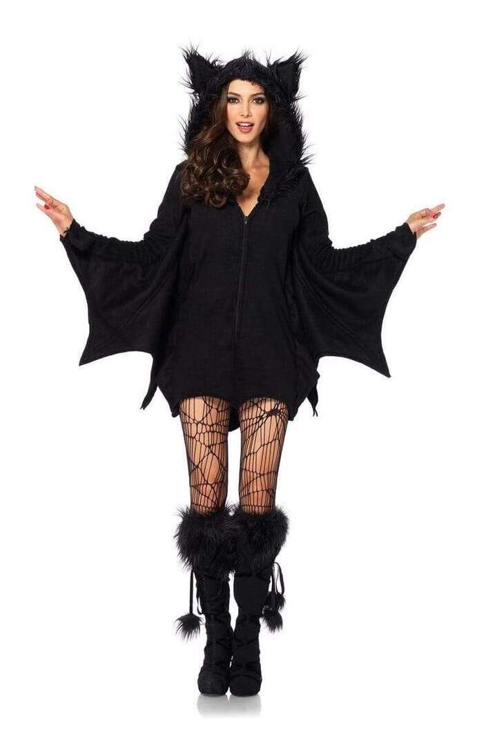 Leg Avenue Cozy Bat Costume in Black 3