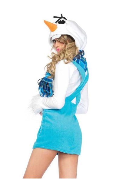 Leg Avenue Cozy Snowman Costume in White 1