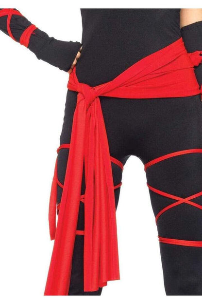 Leg Avenue Deadly Ninja Costume in Black/Red 5