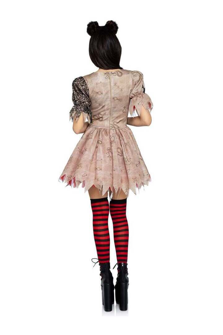 Leg Avenue Deadly Voodoo Doll Costume in Brown 4