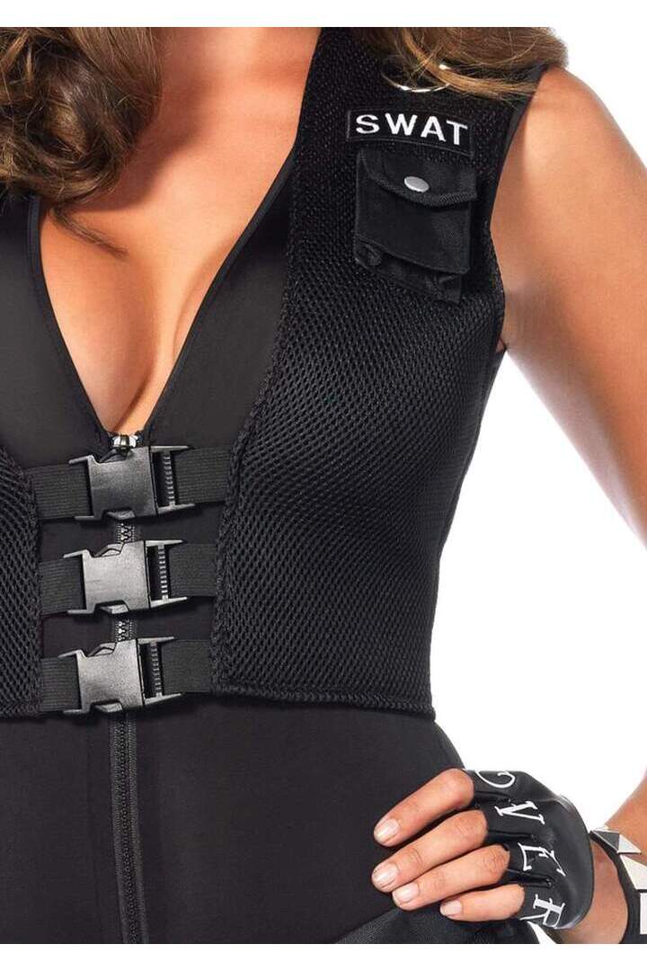 Leg Avenue Deluxe SWAT Commander Costume in Black 3