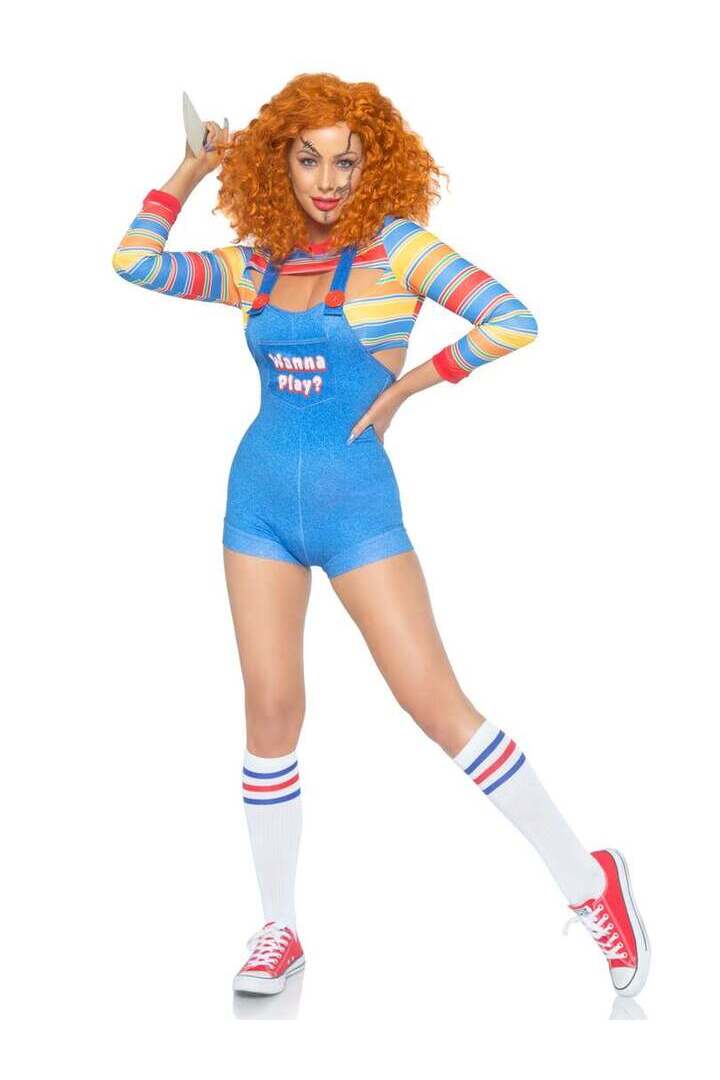 Leg Avenue Demon Doll Killer Costume in Blue 4