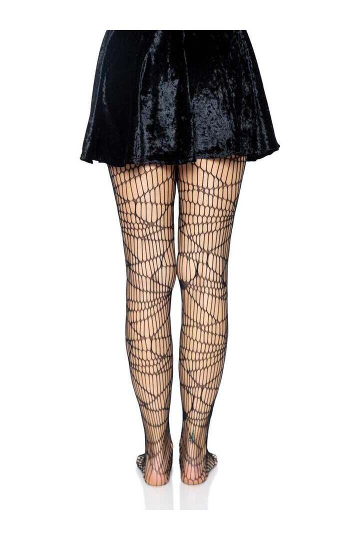 Leg Avenue Distressed Net Pantyhose in One Size 3