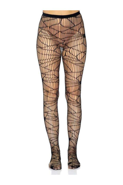 Leg Avenue Distressed Net Pantyhose in One Size 4