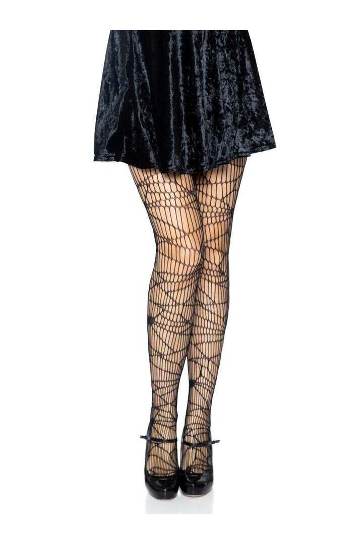 Leg Avenue Distressed Net Pantyhose in One Size 
