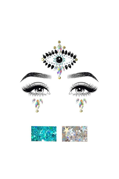 Leg Avenue Divinity Jewels Sticker & Body Glitter Multicolor in One Size 