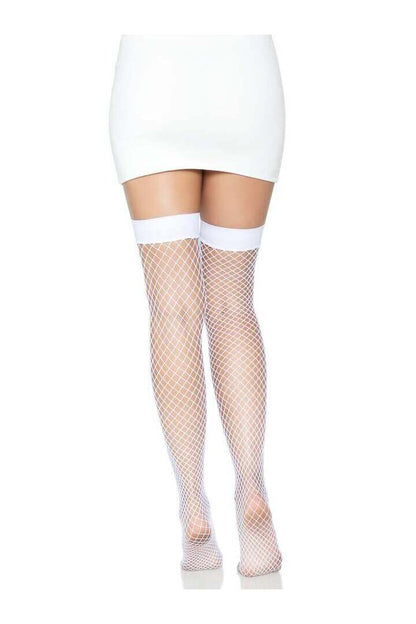 Leg Avenue Dream Net Thigh High Stockings in One Size 10