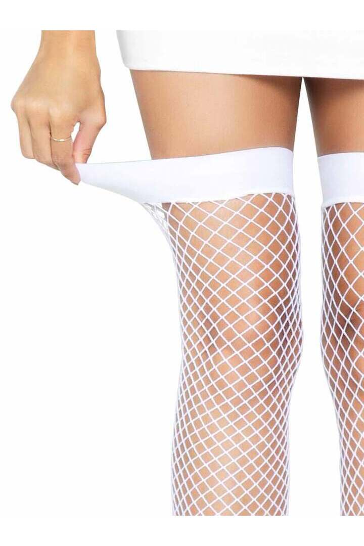 Leg Avenue Dream Net Thigh High Stockings in One Size 11