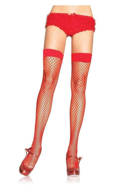 Leg Avenue Dream Net Thigh High Stockings in One Size 13