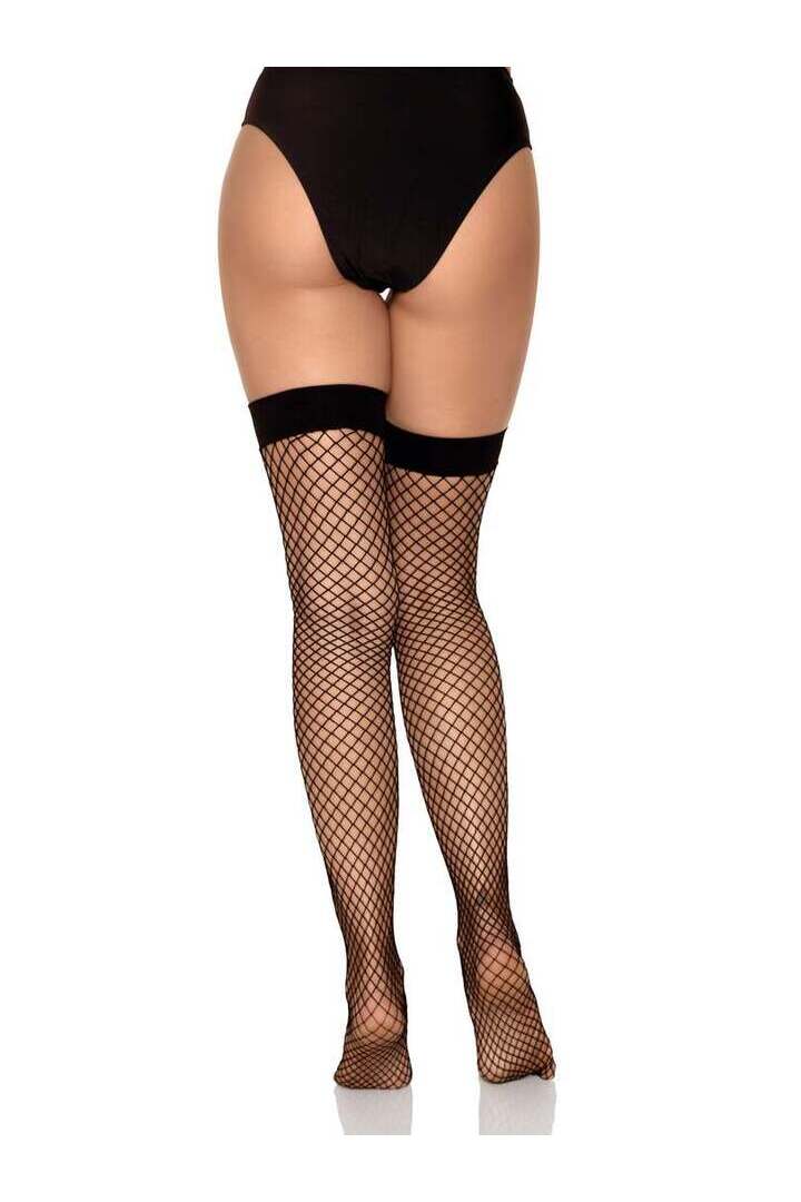 Leg Avenue Dream Net Thigh High Stockings in One Size 4