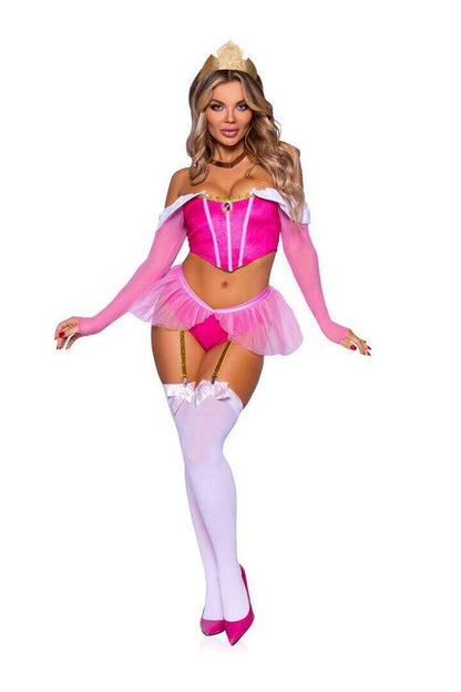 Leg Avenue Dreamy Princess Costume in Pink 4