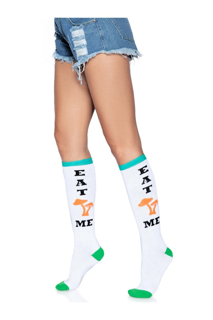 Leg Avenue Eat Me Knee High Socks Multicolor in One Size  2