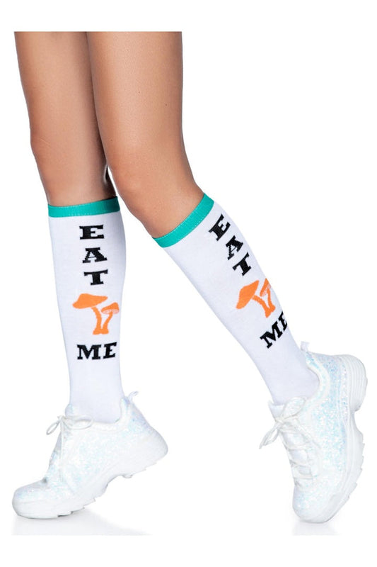 Leg Avenue Eat Me Knee High Socks Multicolor in One Size 