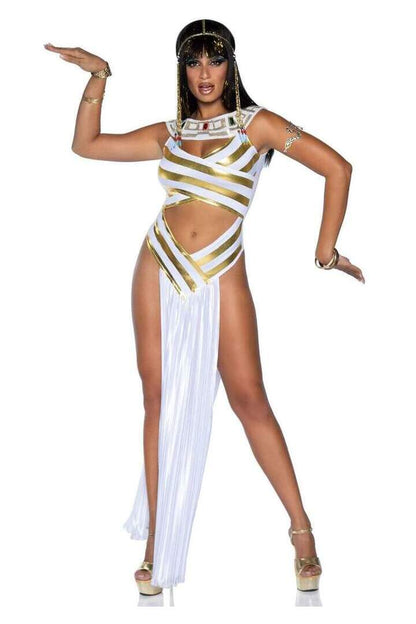 Leg Avenue Egyptian Goddess Cleopatra Costume in White 4