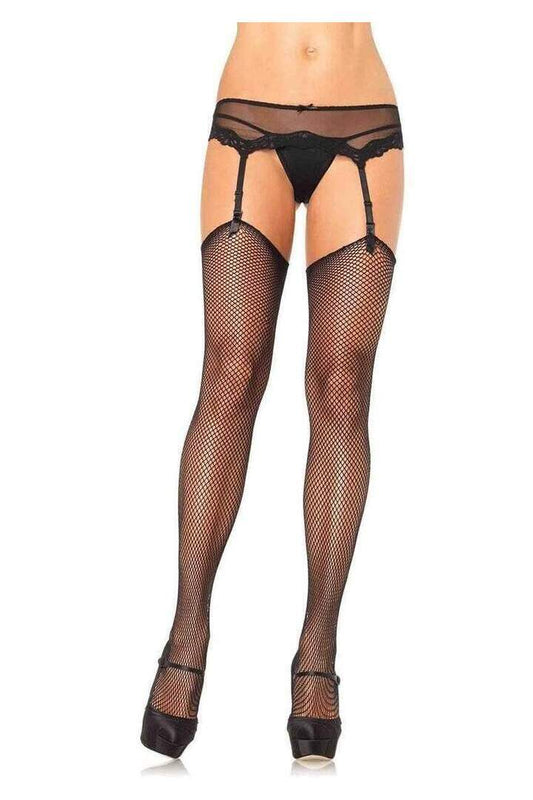 Leg Avenue Elise Women's Fishnet Stockings Black in One Size 