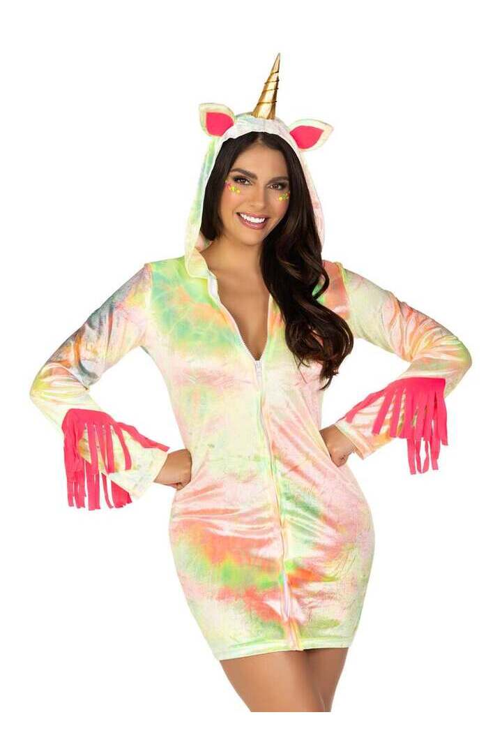 Leg Avenue Enchanted Unicorn Costume in Rainbow 