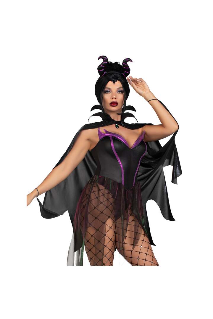 Leg Avenue Evil Enchantress Costume Black 2