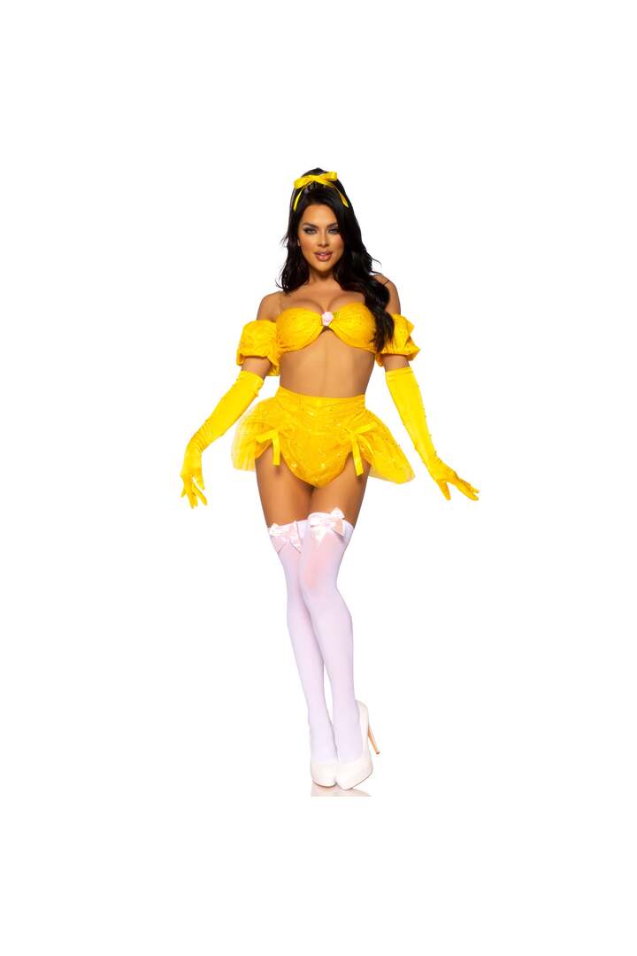 Leg Avenue Fairytale Beauty Costume Yellow 3