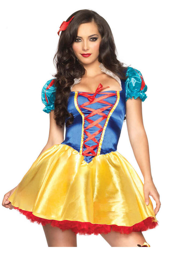 Leg Avenue Fairytale Snow White Costume in Yellow 3