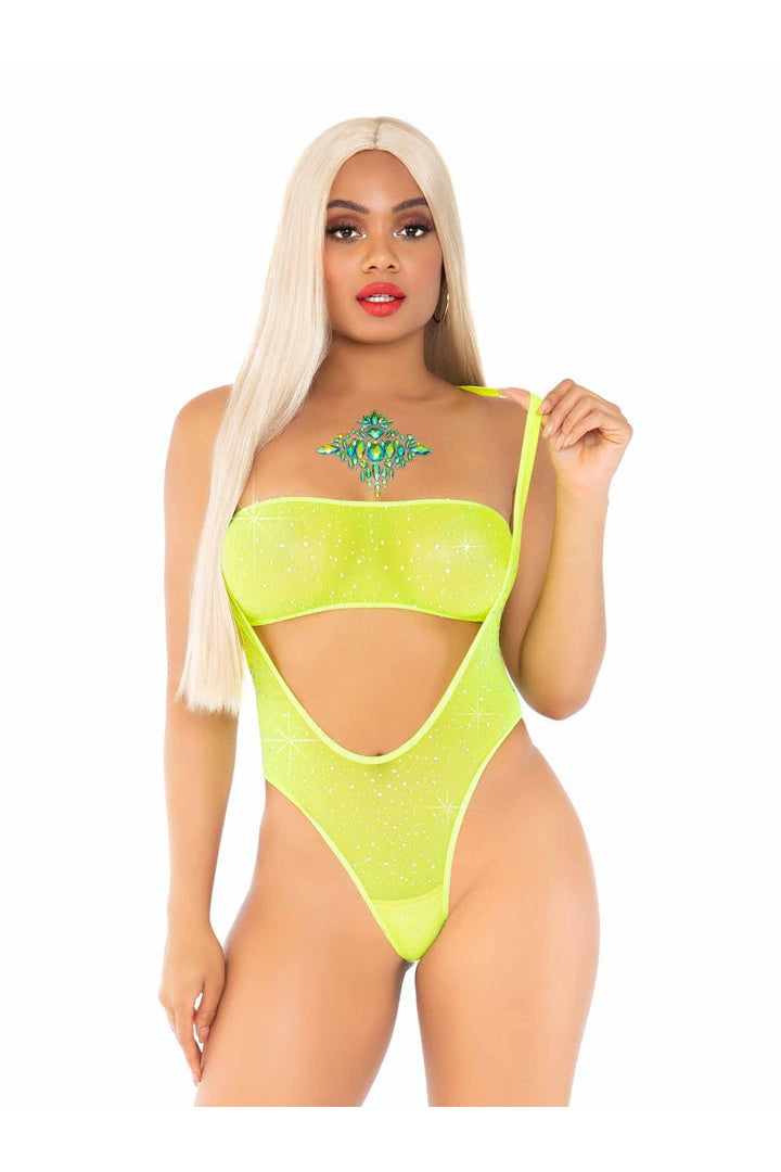 Leg Avenue Feel the Groove Bodysuit Set in One Size  8