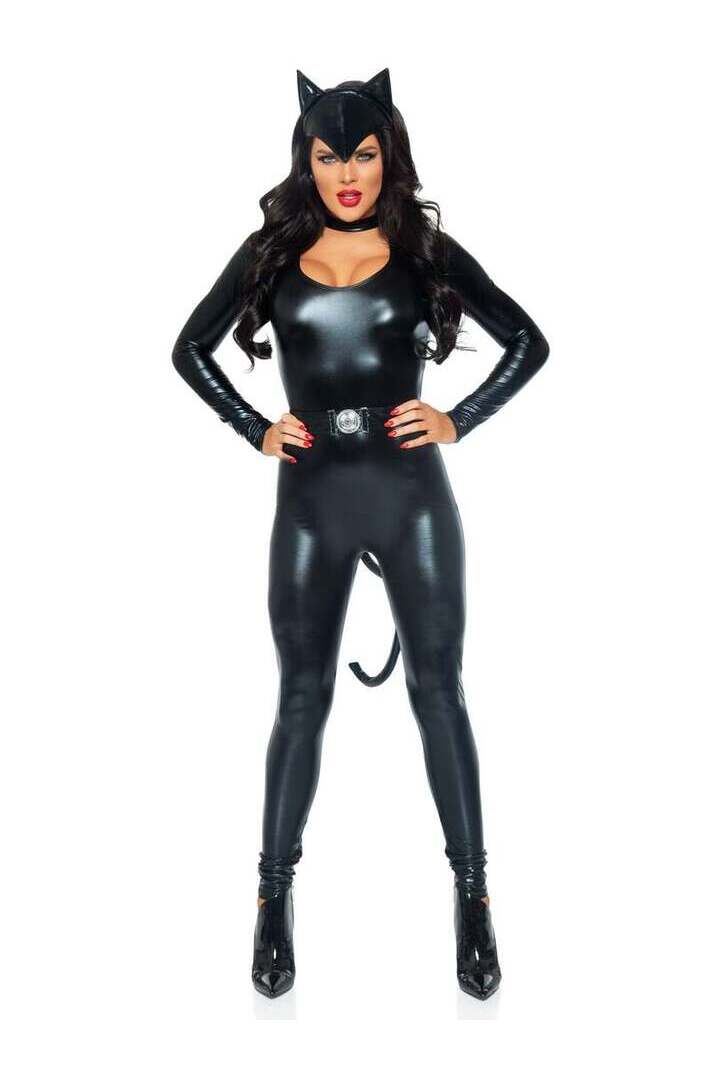 Leg Avenue Feline Femme Fatale Costume in Black 4