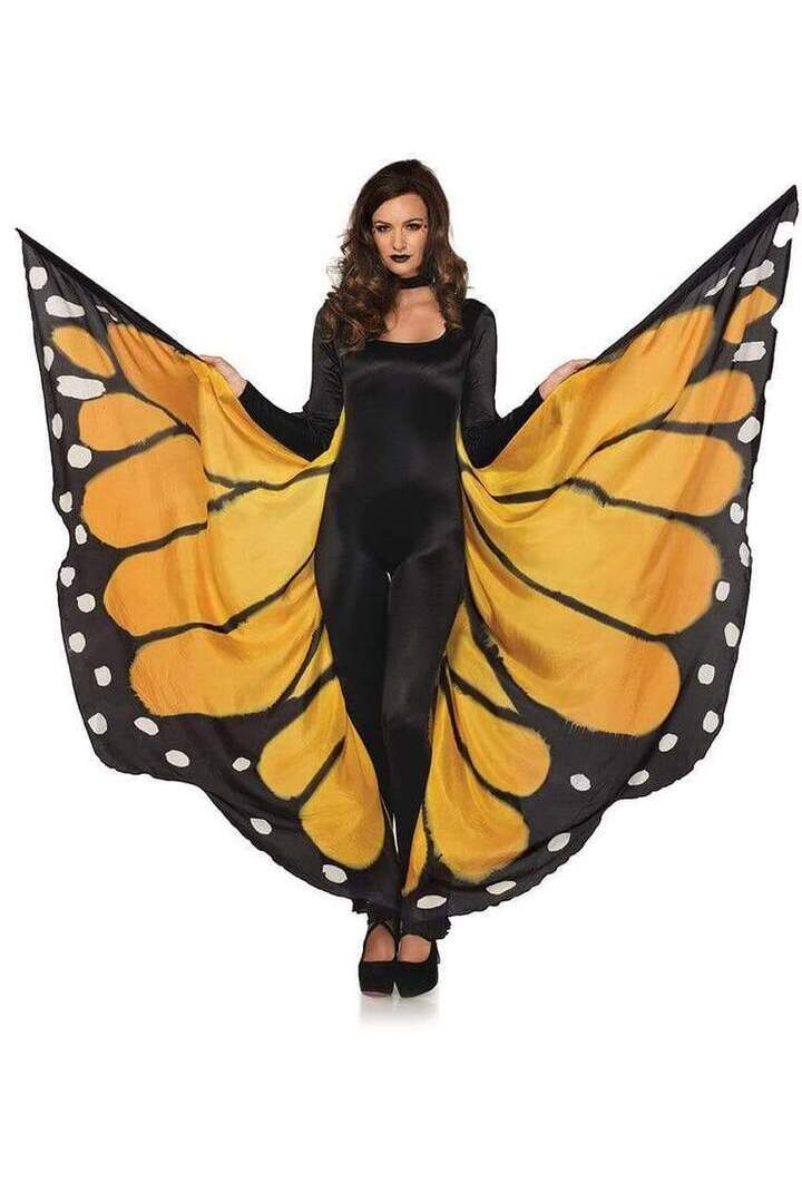 Leg Avenue Festival Butterfly Wing Halter Cape with Batons in One Size 3