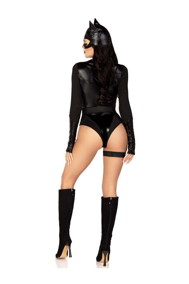 Leg Avenue Fierce Feline Costume Black  4