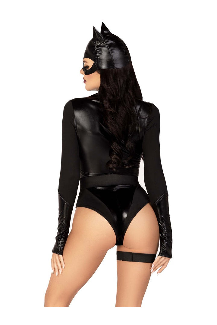 Leg Avenue Fierce Feline Costume Black 