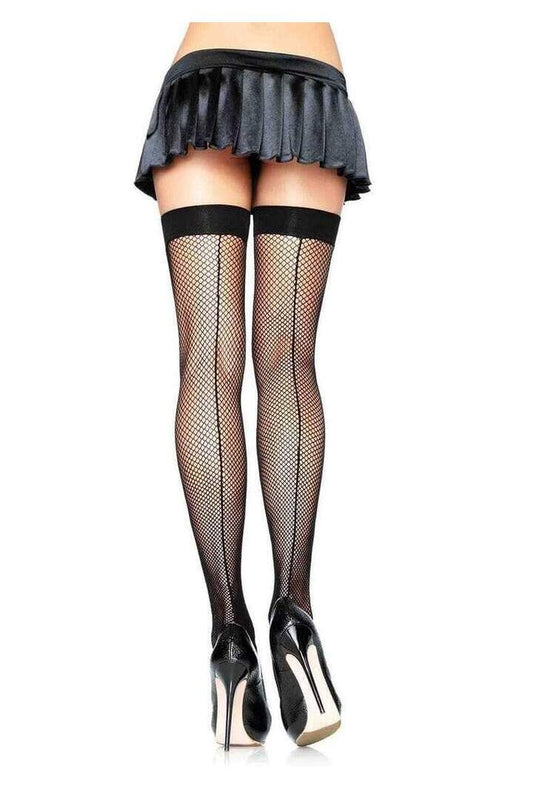 Leg Avenue Fiona Fishnet Thigh High Stockings in One Size 