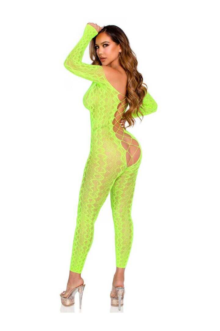 Leg Avenue Flawless Vibes Python Bodystocking in One Size 12