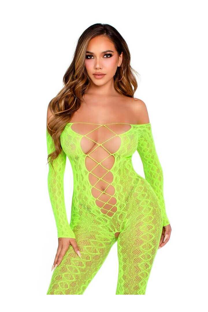 Leg Avenue Flawless Vibes Python Bodystocking in One Size 7