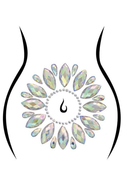 Leg Avenue Fleur Body Jewels Sticker Clear in One Size 