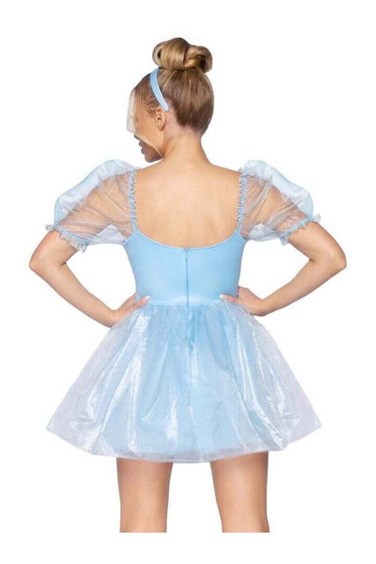 Leg Avenue Frosted Organza Babydoll Dress 5